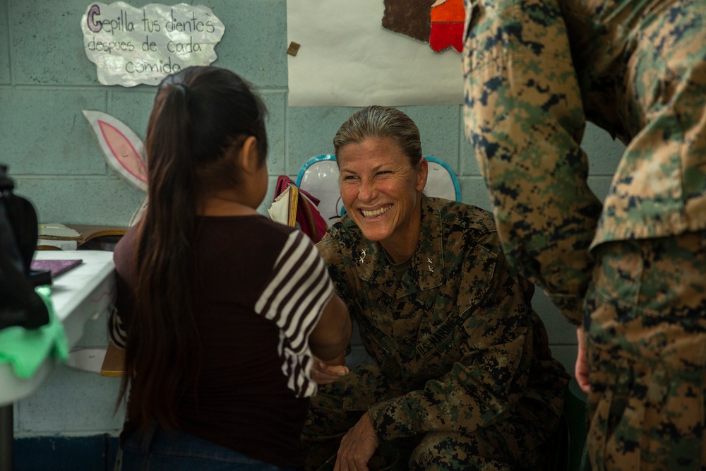 4th MLG commander surveys SPMAGTF-SC projects in Guatemala