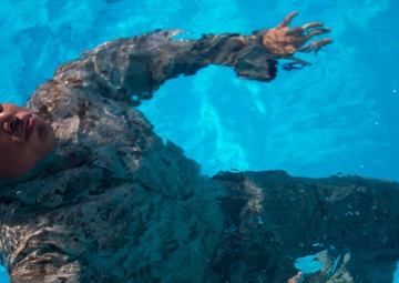 MRF’s security platoon builds confidence in the water during RUTEX