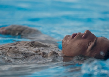 MRF’s security platoon builds confidence in the water during RUTEX