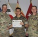 Sgt. Alegria volunteer award
