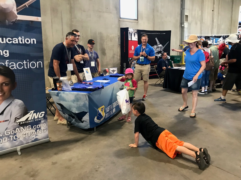 148th FW Interacts with the Community at the 2018 Duluth Air Show