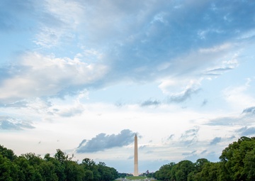 Students attend Sunset Parade in our Nation's Capital