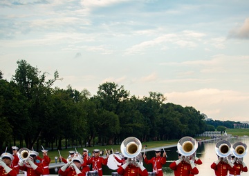 Students attend Sunset Parade in our Nation's Capital