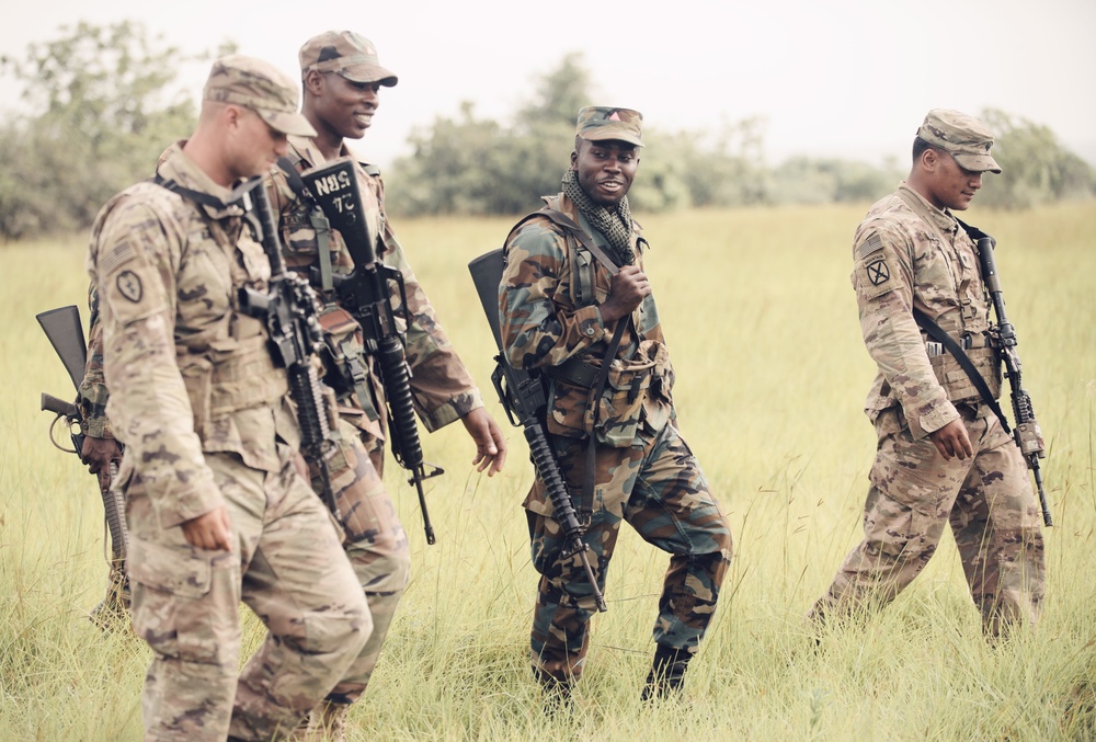 10th Mountain, Ghana Armed Forces participate in UA18 FTX
