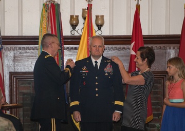 MG John Evans promotion ceremony