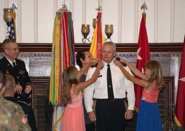 MG John Evans promotion ceremony