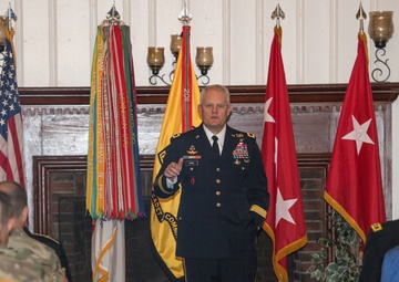 MG John Evans promotion ceremony