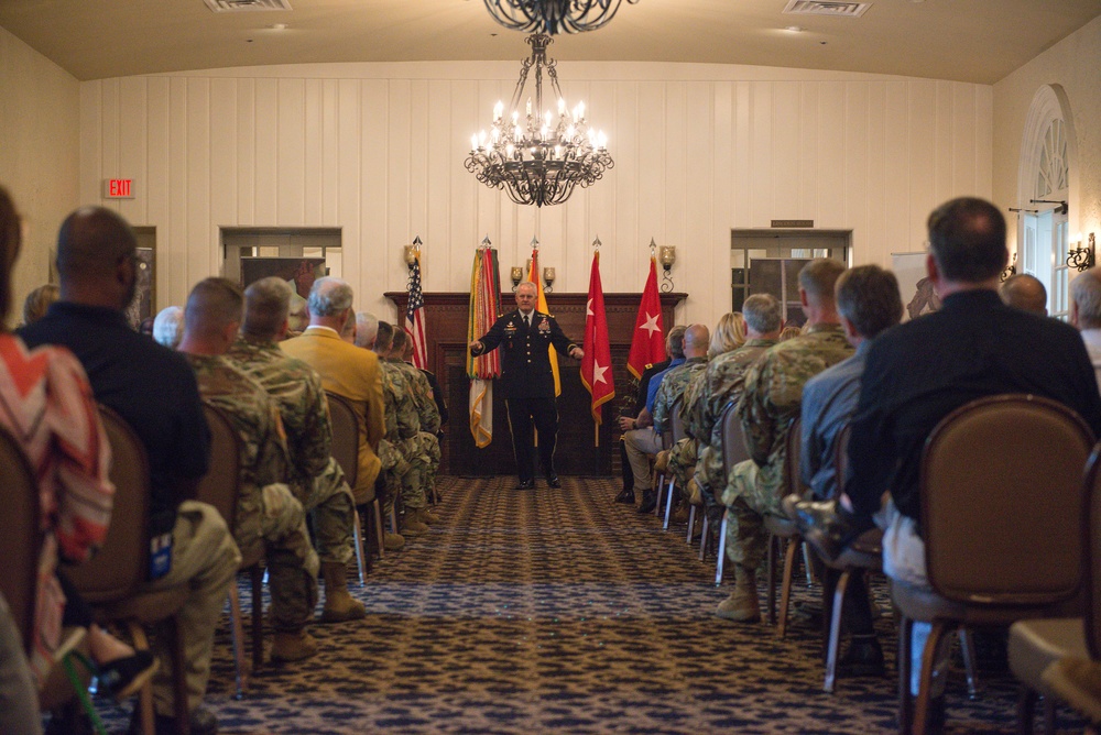 MG John Evans promotion ceremony