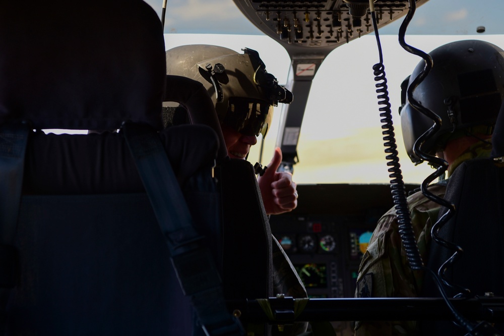 460th Space Wing leadership meets with COANG