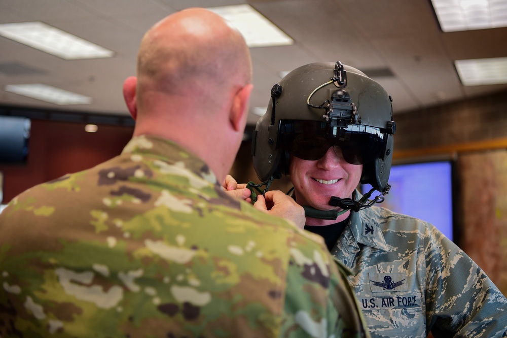 460th Space Wing leadership meets with COANG