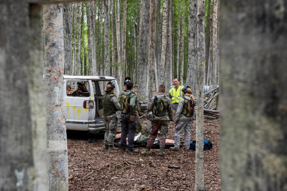 JBER hospital personnel apply what they learned in Tactical Combat Casualty Care course