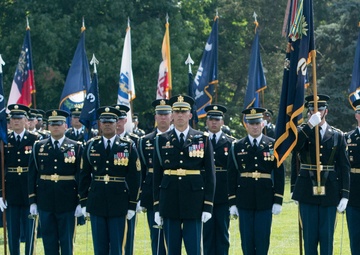 The Old Guard bids farewell during change command, responsibility