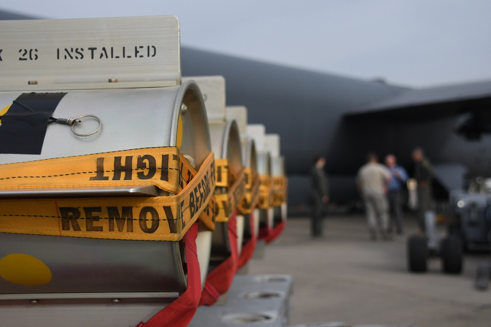 307th Bomb Wing helps Navy test new underwater mine component