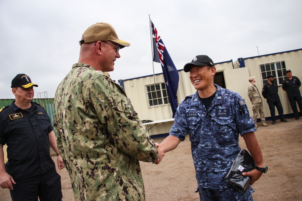 Surface and Mine Warfare Admiral Visits Point Loma Sailors During RIMPAC