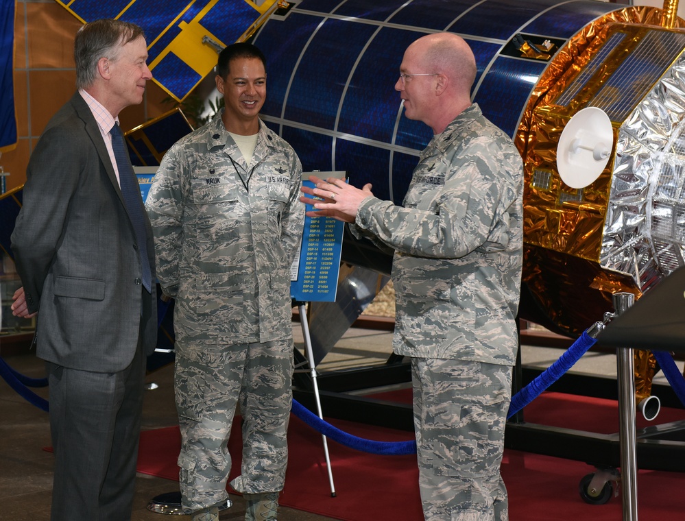 Team Buckley welcomes Colorado governor