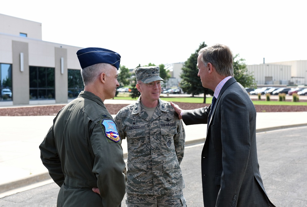 Team Buckley welcomes Colorado governor
