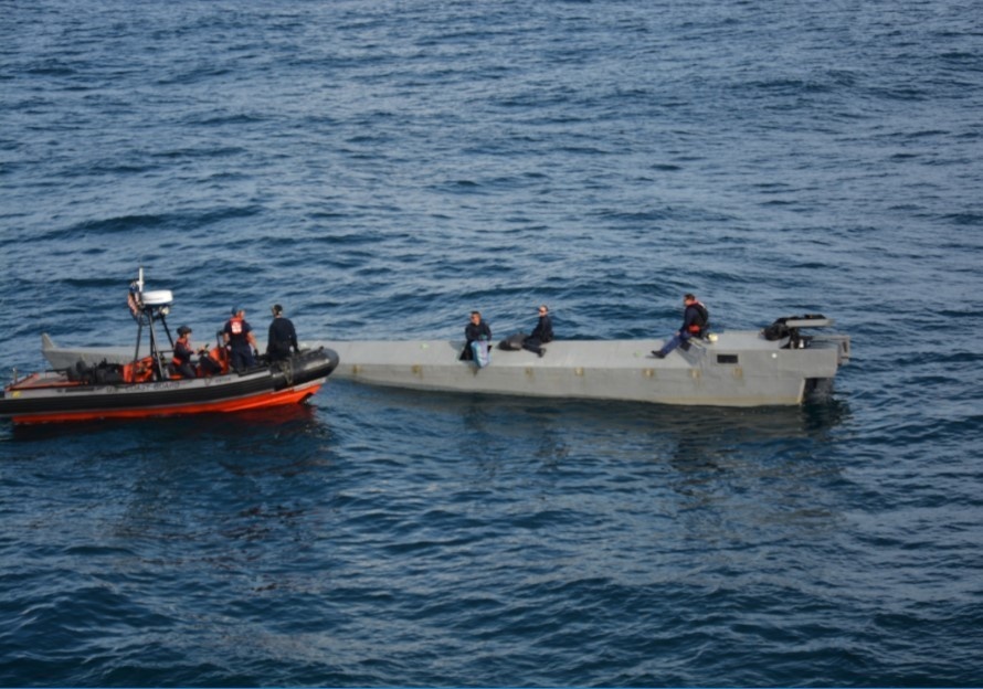 Coast Guard Cutter Alert crewmembers interdict drug traffickers in the Eastern Pacific Ocean