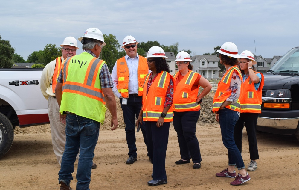 Yvonne Prettyman-Beck visits American River Levees