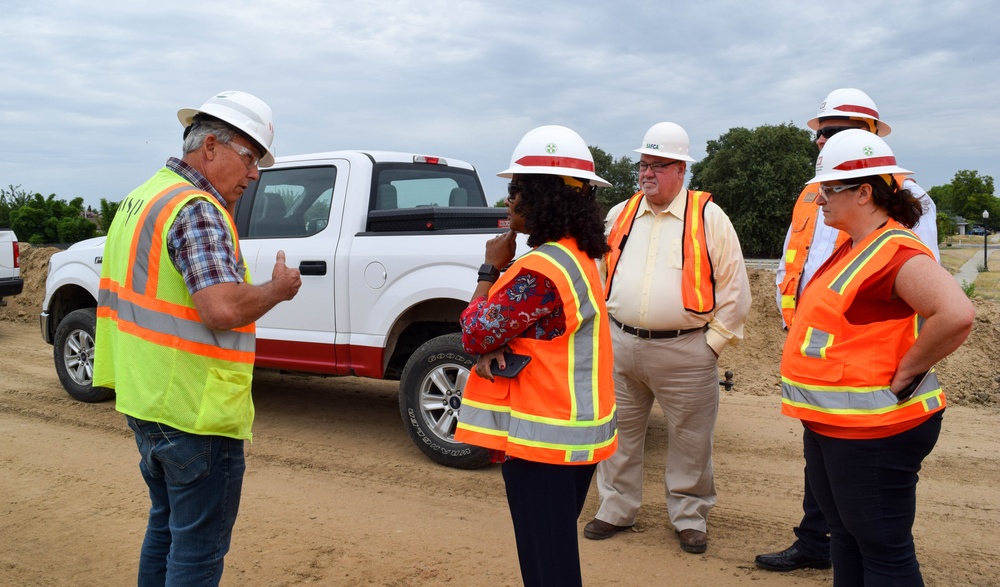 Yvonne Prettyman-Beck visits American River Levees
