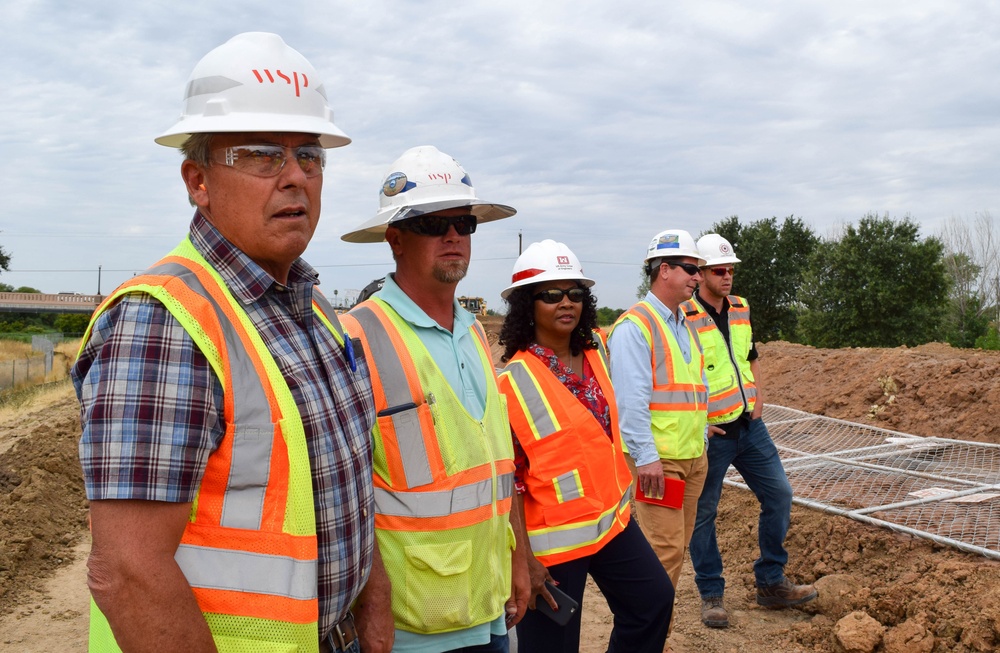 Yvonne Prettyman-Beck visits American River Levees