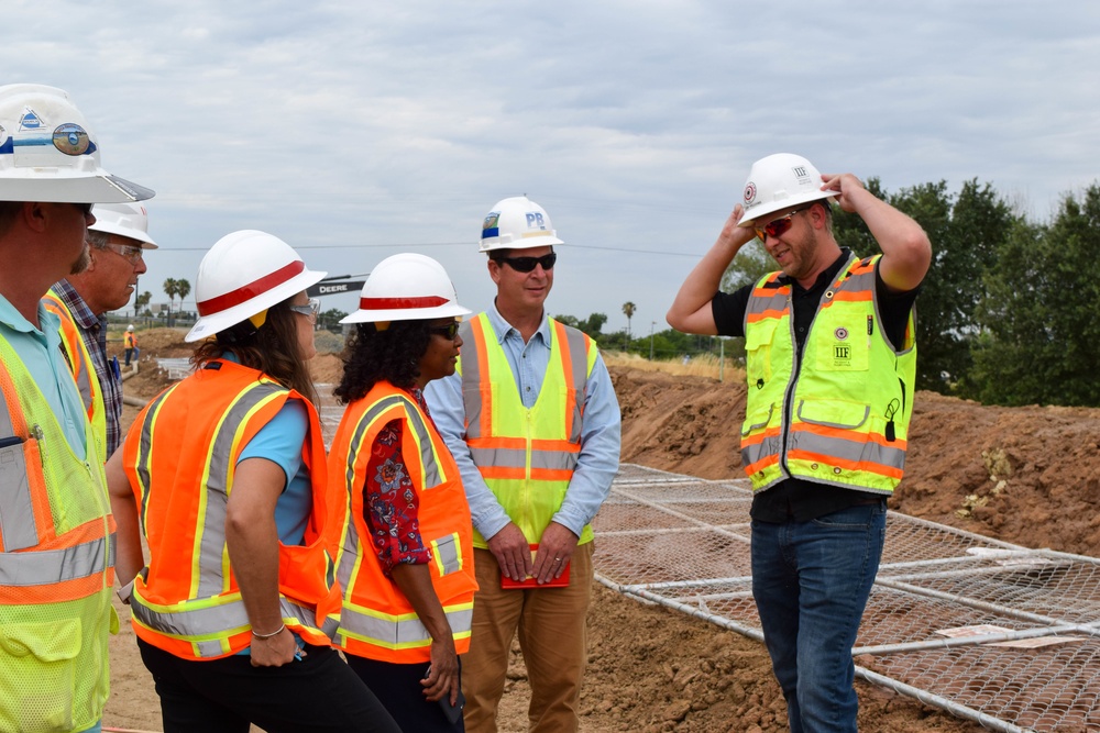 Yvonne Prettyman-Beck visits American River Levees