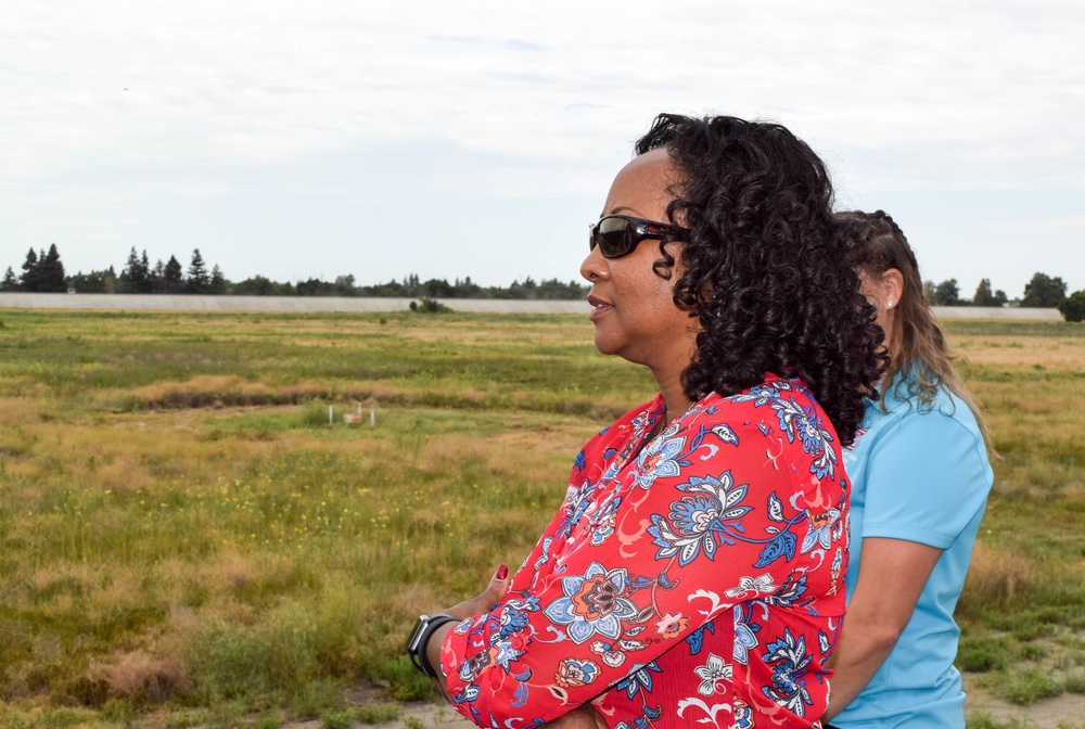 Yvonne Prettyman-Beck visits American River Levees