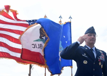 30th Mission Support Group change of command ceremony