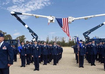 30th Mission Support Group change of command ceremony