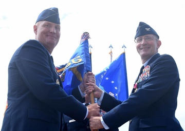 30th Mission Support Group change of command ceremony