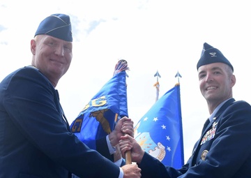 30th Mission Support Group change of command ceremony