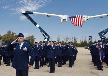 30th Mission Support Group change of command ceremony