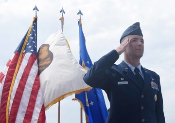 30th Mission Support Group change of command ceremony