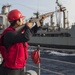 USS Lake Champlain (CG 57) Conducts Replenishment-at-Sea With USNS Rappahannock (T-AO 204)