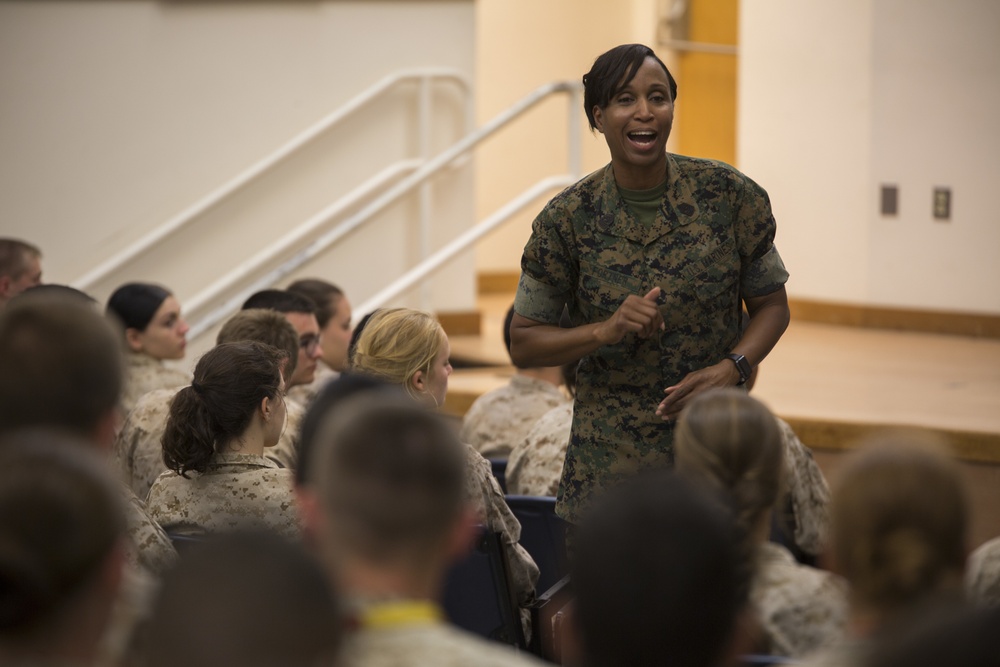 Students learn from Marine leaders during SLCDA