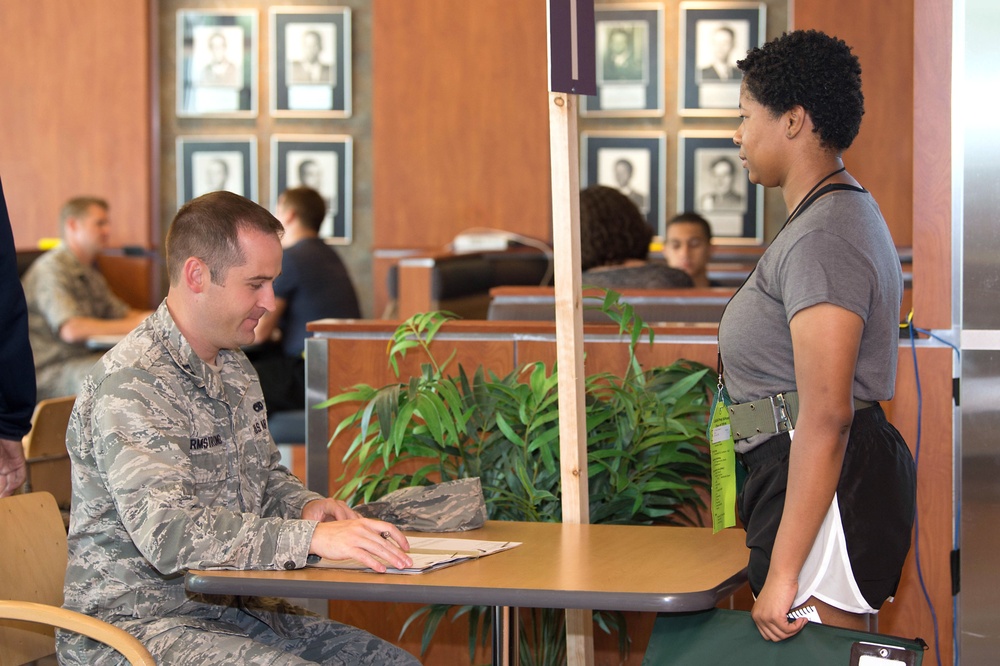 USAFA Prep School In-Processing