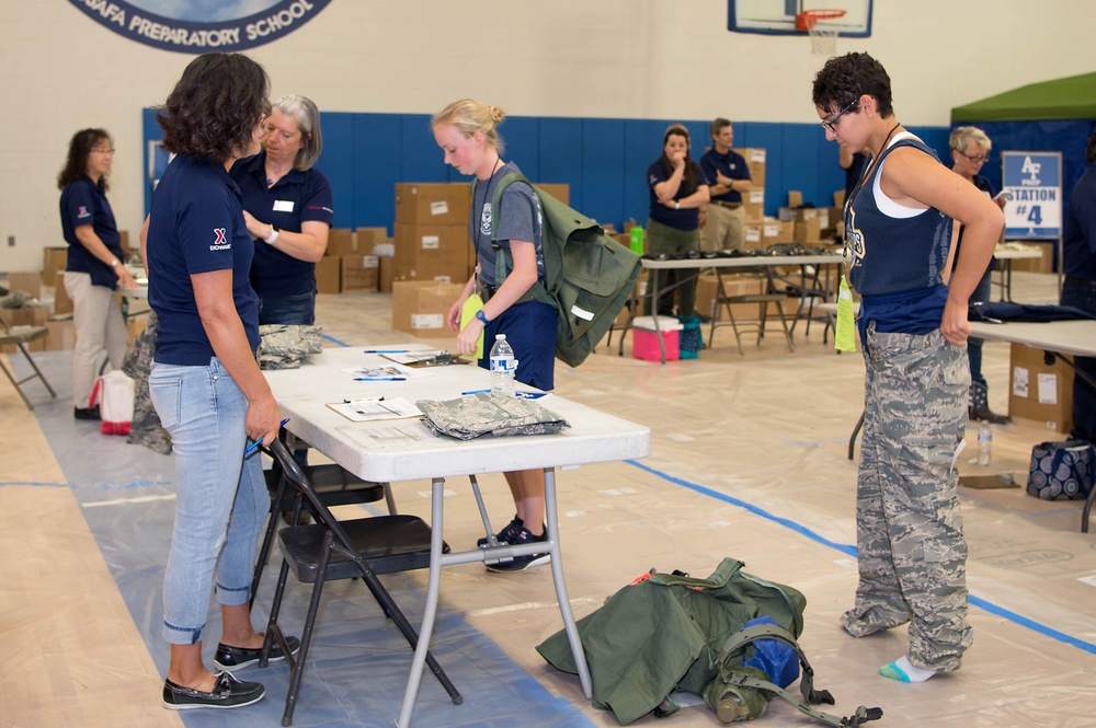 USAFA Prep School In-Processing