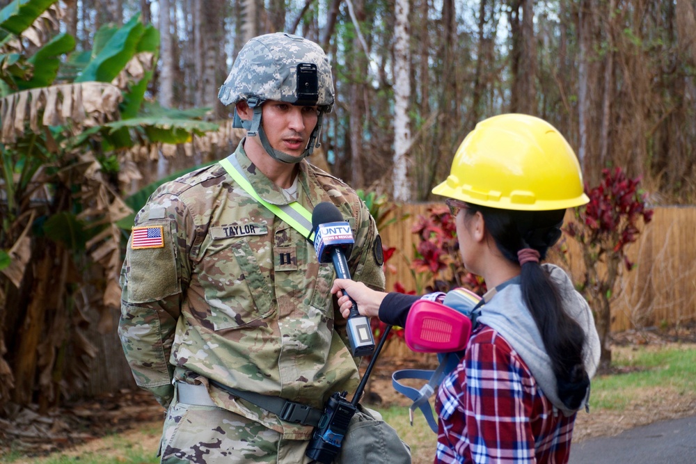 Hawaii National Guard works with International Media Outlets