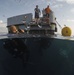 Underwater recovery operations in Corsica France, July 2018
