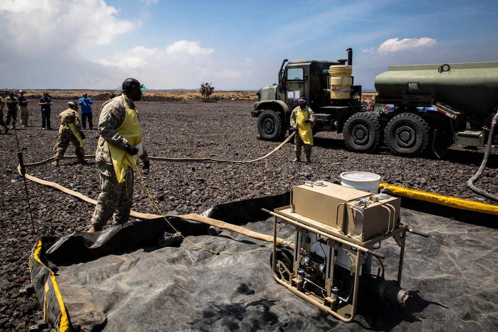 U.S. Marines, Army test fueling systems during RIMPAC