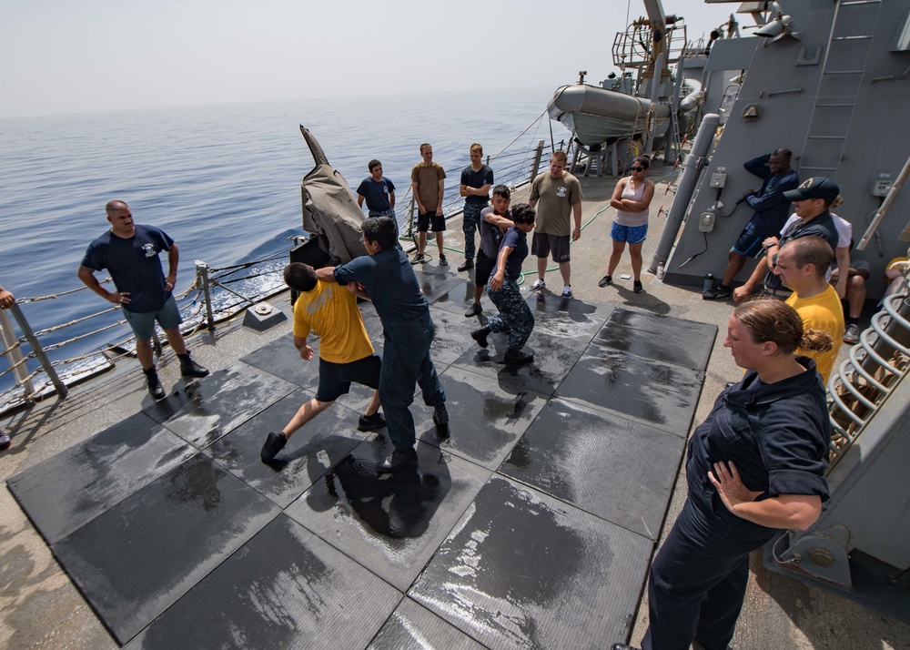 Security Reaction Force on USS Jason Dunham (DDG 109)