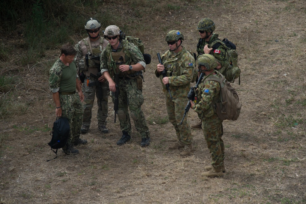 Multinational EOD Training on board Marine Corps Training Area Bellows for RIMPAC 2018
