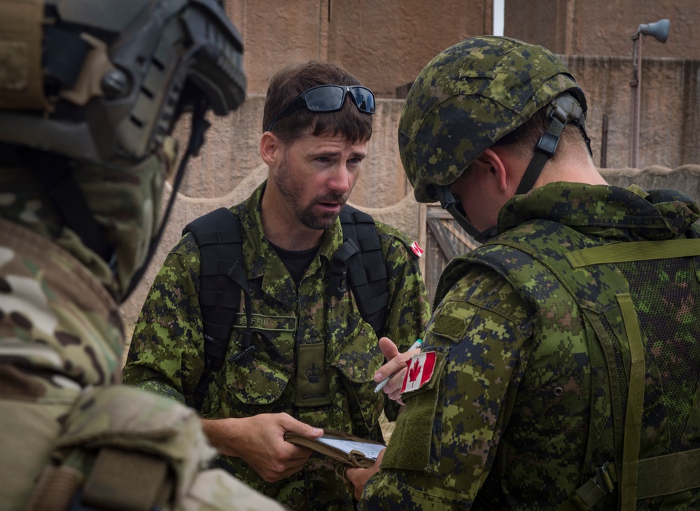 EOD Teams From Four Nations Work Together On IED Removal Training