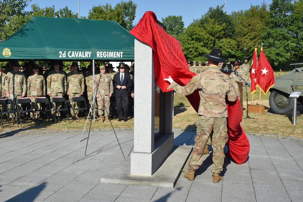 2CR War Memorial rededication ceremony