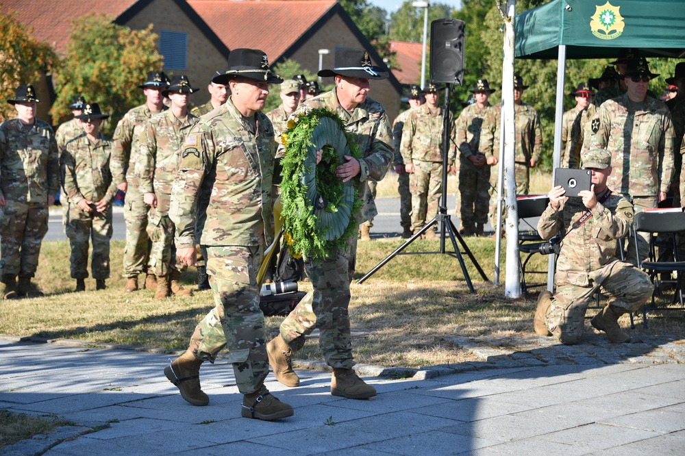 2CR War Memorial rededication ceremony