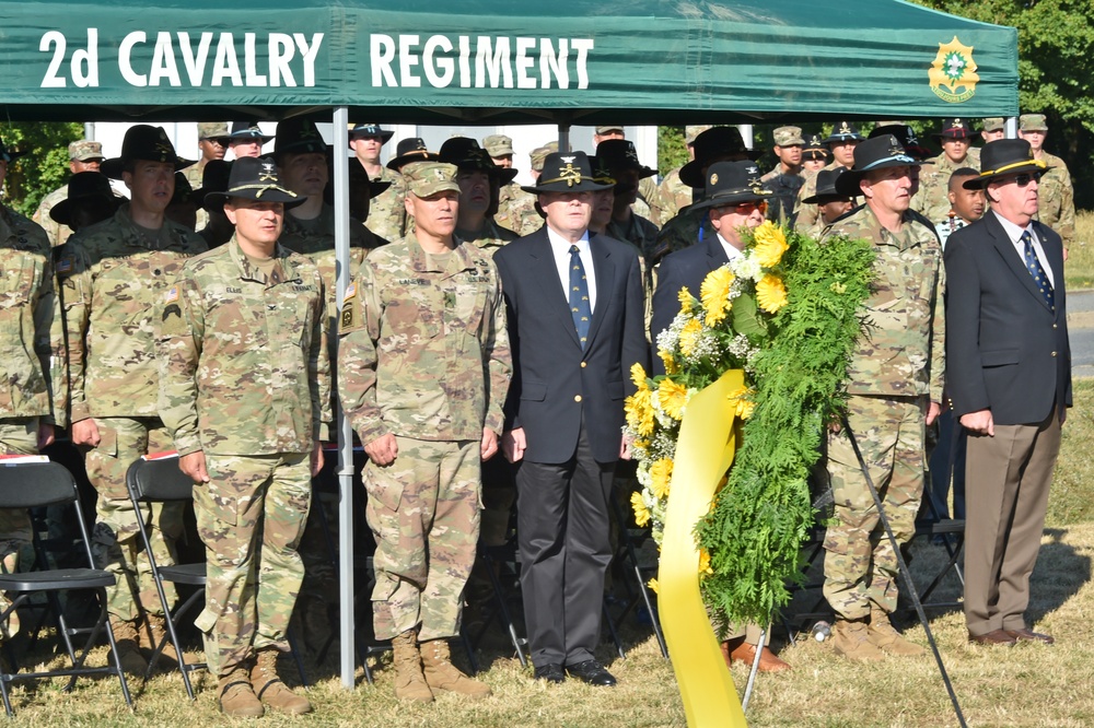 2CR War Memorial rededication ceremony