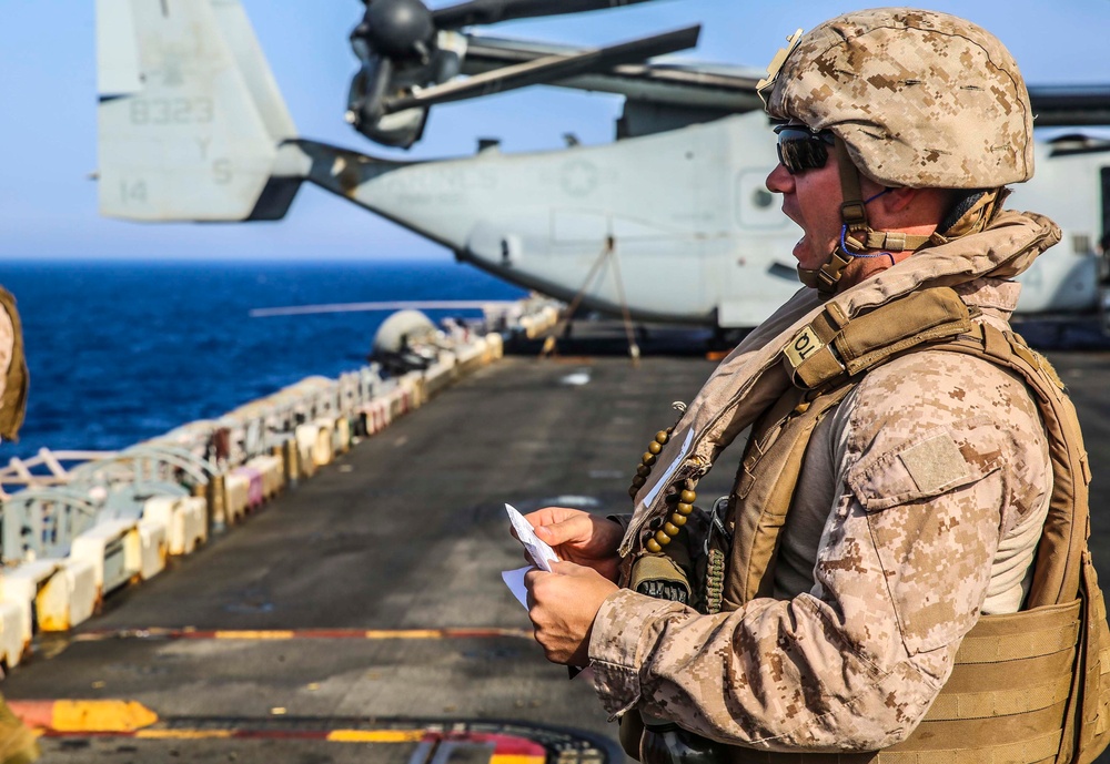 CLB 26 Marines conduct Combat Marksmanship Program (CMP) deck shoot