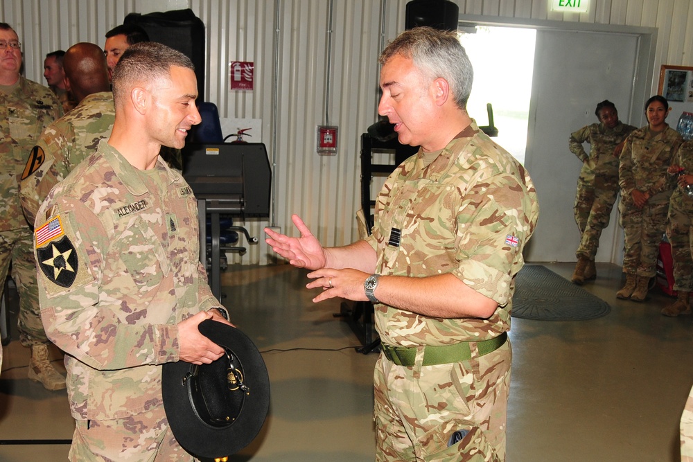 1st Armored Brigade Combat Team, 1st Cavalry Division Uncasing Ceremony in Romania