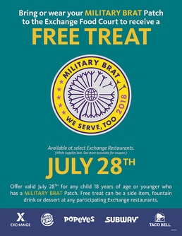 Free Patches, Treats for Military Brats