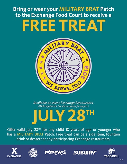 Free Patches, Treats for Military Brats