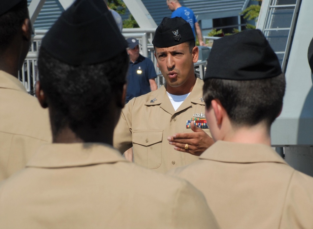 Re-enlistment abord the USS Wisconsin